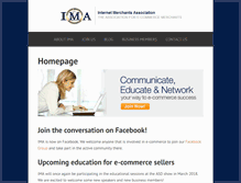 Tablet Screenshot of imamerchants.org
